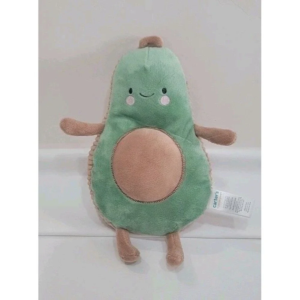 Carter's Just One You AVOCADO Plush Lovey Stuffed Baby Toy Target #68288 Retired